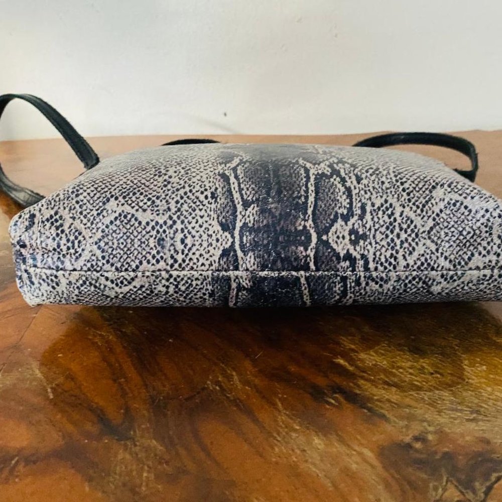 Baggu Small Leather Purse, Python Print - image 7